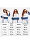 Denim Garnished Girls' Set with Tassels Ages 5-14 - 3