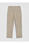 Lcw kids beige elastic waist boy's pants - 3
