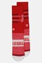 x MLB Men Graphic Print Crew Sock, Red