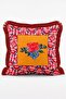 Colorful Mosaic and Floral Patterned Bohemian 4-Piece Fringed Cushion Cover Set - 3