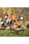 60CM Foldable Camping Table Portable Low Picnic Table Compact Outdoor Table for Beach BBQ Fishing Travel - 7
