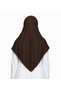 Women Hijab with Front Button Detail, Elegant Draped Muslim Headscarf, Modest Islamic Head Covering - 4