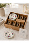 Flowers Bird 12-Piece Tea Set for 6 People - 3