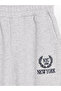 Xside Gray Embroidered Women's Thick Jogger Sweatpants - 7