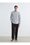 Esvab • Modern & Distinctive Standard Fit Checkered Embroidered Men's Shirt - 2
