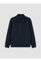 Esvab • Modern & Distinctive Devrik Roba Collar Men's Zippered Sweatshirt