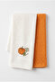 Set of 2 Cotton Waffle Kitchen and Drying Towels |   High Absorbency, Fast Drying |   45X70 cm - 2