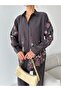 Women's Oversize Shirt with Beading on Front, Back and Sleeves - 5