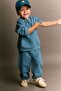 100% Cotton Long Sleeve Sweatshirt Elastic Waist Sweatpants 2-Piece Set Baby Boy H5617A526Au - 2