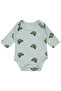 Baby Boy Green Teddy Bear Printed Bodysuit 2-Piece Set - 3