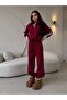 Half Zipper Striped Suit - 5