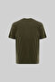 Men's Basic Relaxed Thin Cotton T-Shirt Dark Khaki - 2