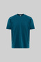 Men's Basic Relaxed Thin Cotton T-Shirt Dark Petrol