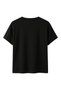 Women's Black Bow-Tie Teddy Bear and Dog Printed T-Shirt, 100% Cotton, Comfortable Fit - 3