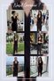 Women's Double Breasted Collar Gold Buckle Detailed Midi Length Evening Dress Brown, Black - 8