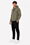 Men's Hooded Tracksuit Set Khaki-210 - 3