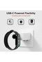 Mini USB-C Charging Adapter Compatible with Huawei Band 6, 7, 8, 9, 10, Watch Fit 1, 2, 3, Honor Band 6 and Watch ES, Compact Replacement Charger - 6