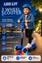 3-Wheel Kids Twist Scooter with Led Lights – Adjustable Handlebars, Balance-Assisted, Thick Rear Wheels, Powerful Braking System - 3