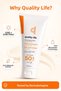 50+ Spf Sunscreen - Water Based & Mixed Oil Sunscreen for Face & Body - 5