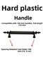 30 Pieces (Hard Plastic) Polais 160 mm Black Furniture Kitchen Drawer Cabinet Door Cupboard Handle Handle Handles - 3