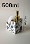 Porcelain 500ml Liquid Soap Dispenser with Sponge Holder Compartment 299 - 2