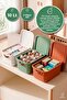 Decorative Storage Box 3-Piece Organizer with Lid Bathroom Kitchen Organizer Multi-Purpose Box - 2