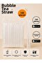 Gelatin Bubble Tea Straw 12 mm 22 cm Thick Smoothie Frozen Boba Straw 100 Pieces - 4