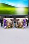 كوب فاخر من السيراميك مطبوع عليه Razor Genshin Impact (قطعة واحدة) بمقبض أسود خاص على شكل حرف T بمقبض مموج V2T - 2