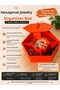 Hexagonal Jewelry Organizer Box – Decorative Jewelry Storage Box with Compartments