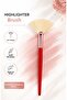 Professional Fan Highlighter Brush - Soft Bristle Illuminating Makeup Brush