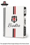 New Season Licensed Cardboard Cover Spiral Planner Notepad with Vivenca and Bookmark