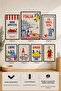 7-Frame View of the Mediterranean |   Lemon |   Olive |   Modern |   Italian & Mediterranean Style |   Living Room, Office, Kitchen and Study Room Wall Decor