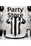 Black and White Jersey Foil Balloon 18 Inch Helium Compatible Birthday Fan Party Decoration
