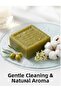 Natural Skin Cleanser with Solid Soap Pouch and Soap Dispenser as a Gift 125 g - 3