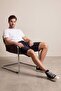 Black Regular Fit Pipe Leg Flexible Men's Denim Shorts & Bermuda Tmnss26Sr00033 - 2