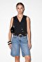 Black Cross-Closure Vest Tdrss26Ye00006