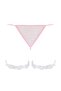 Pembe Tül/Dantel Bacak Fırfırlı Kapsız Fantezi İç Çamaşırı Takımı TBBSS26DG00019 - 7