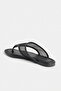 Black Mesh Women's Flip Flops Takss26Te00048 - 4