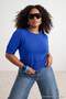 Saks Karpuz Kol İnce Mevsimlik Crop Triko Kazak TBBAW27AN00038 - 2