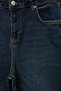 Koyu Mavi Az Esnek Yüksek Bel Wide Leg Geniş Paça Jeans TWOAW27JE00080 - 6