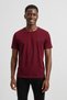 Men's Black Claret Red Navy Blue T-Shirt Standard Embroidery Detailed T-Shirt Package - 5