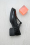 Black Patent Leather Genuine Leather T-Strap Women's Heeled Shoes Casual Classic Design Strappy Mary Jane Style - 7