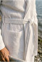 Piqué Bathrobe, Robe Bathrobe, Waffle Piqué Bathrobe, unisex Piqué Bathrobe, bathhouse Sauna Bathrobe - 5