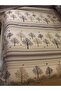 Tree of Life Pattern Printed 150x240 Cm.Single Person Single Pique - Gray - 6