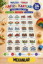 Wooden Matching Cards Set – Places - Memory Game – Preschool Intelligence & Attention Development Game Cards – Puzzle Toy