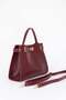 Anka Luxury Look Women's Faux Leather Handbag with Buckle Detail Shoulder Bag for Holidays - 7