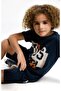 Boy's 2052 Holographic Print 2-Piece Set Gkp0133 Dark Blue