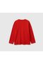 Benetton kids collar detail long sleeve t-shirt 4-14 years red - 2