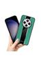 Xiaomi Redmi 14C Compatible Case Zebana Premium Leather Case Green - 3
