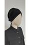 Hijab Swimming Cap (Sea and Pool Cap), Matching with the Hijab and Swimsuit Top, Black. - 6